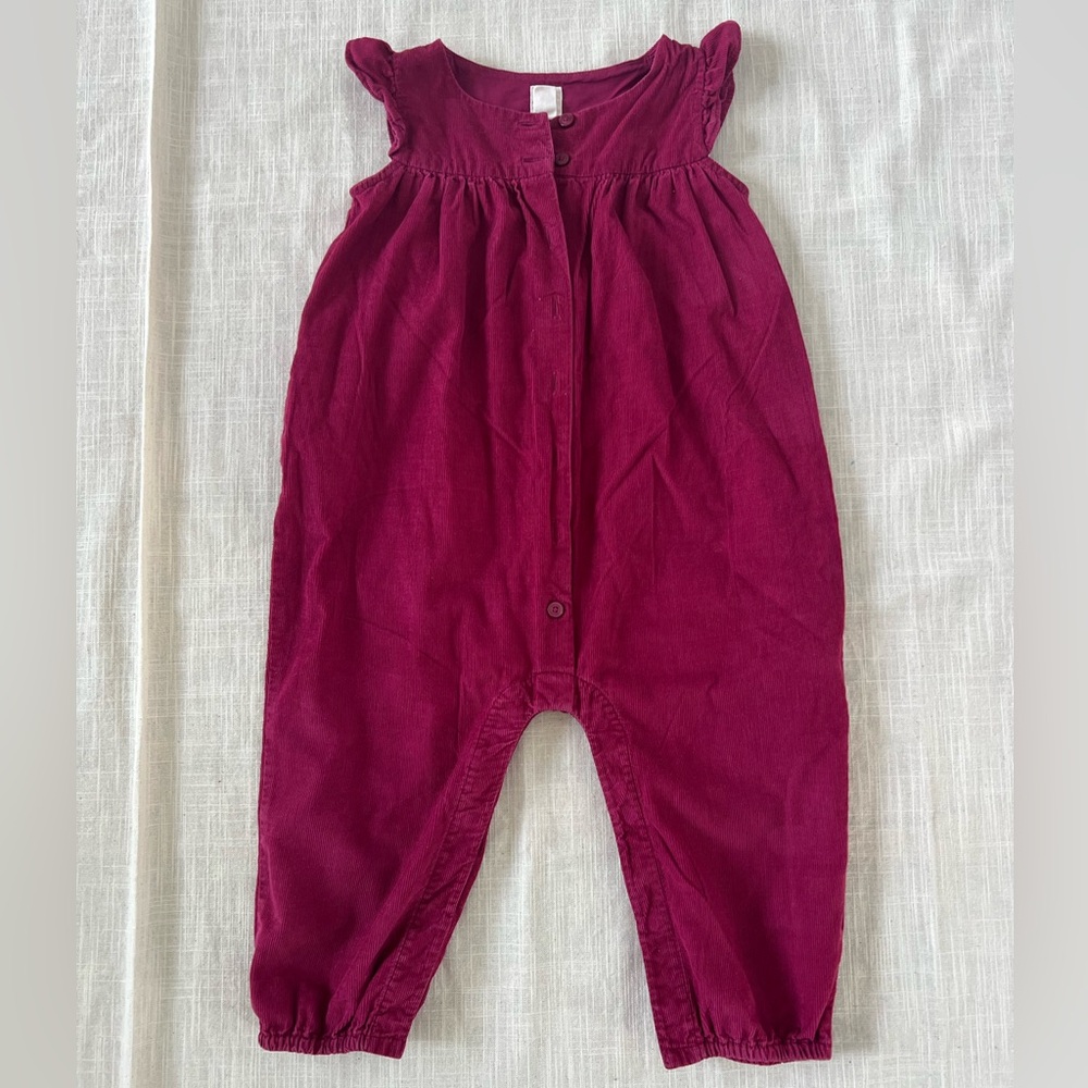 Baby Gap Burgundy Baby Romper